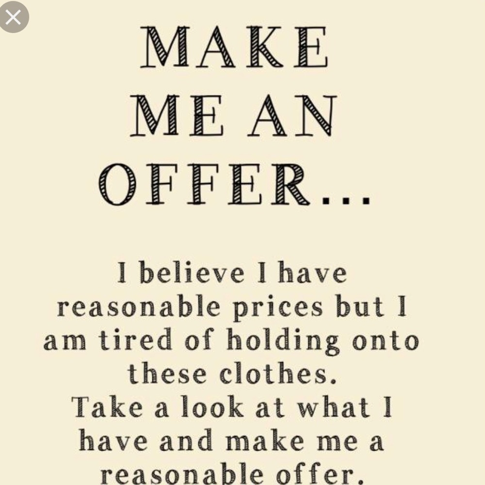 Open to offers!